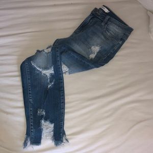 Distressed jeans - cello